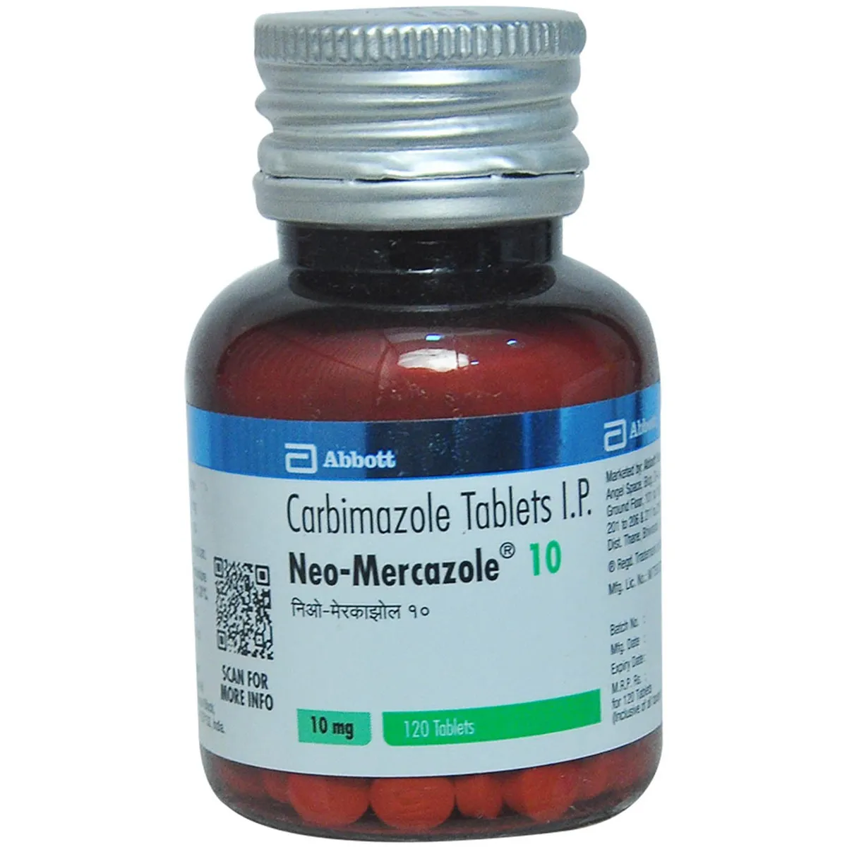 Neo-Mercazole 10 Mg Tab