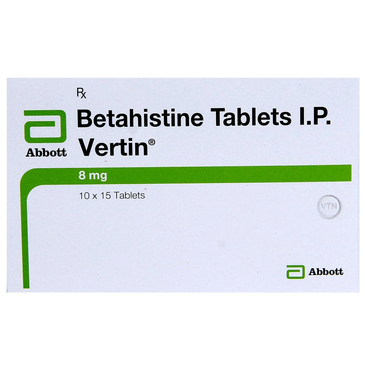 Vertin 8Mg Tab